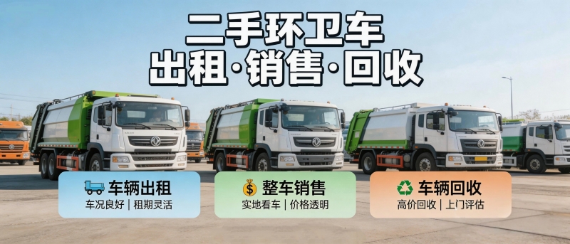 新回来的二手环卫车，看看有没有你中意的？
